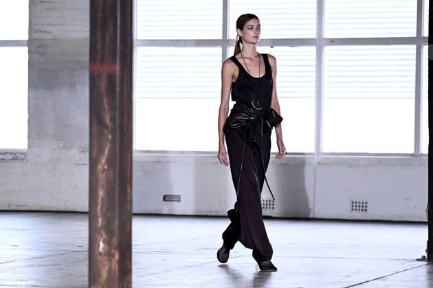 AUSTRALIAN FASHION WEEK, A model walks the runway wearing creations by Australian designer Bianca Spender, during Australian Fashion Week in Sydney, Tuesday, May 12, 2026. ( NO ARCHIVING SYDNEY NEW SOUTH WALES AUSTRALIA  Copyright: xDANxHIMBRECHTSx 20260512114814186020