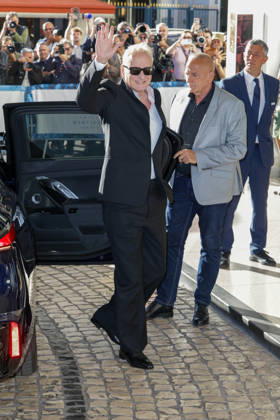 Cannes - Jury Dinner at the Hotel Martinez Member of the jury Swedish actor Stellan Skarsgard arrives for a dinner with fellow members of the jury at the Grand Hyatt Cannes Hotel Martinez, on the eve of the opening ceremony of the 79th edition of the Cannes Film Festival in Cannes, France on May 11, 2026. Photo by Shootpix ABACAPRESS.COM Cannes France  Copyright: xShootpix ABACAx