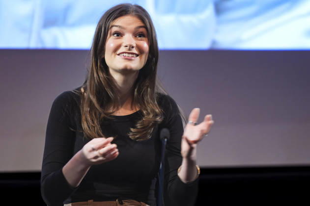 Leisa Gwenllian in der Talkshow Mark Kermode Live in 3D im BFI Southbank. London, 11.05.2026