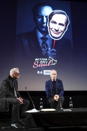 Mark Kermode und Bob Oodenkirk in der Talkshow Mark Kermode Live in 3D im BFI Southbank. London, 11.05.2026
