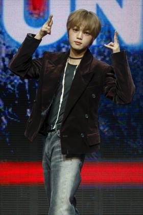 K-pop group YOUNITE holds media showcase for mini-album in Seoul Eunho of South Korean boy group YOUNITE poses for photos during a showcase for their eighth mini-album, INYUN Part.1, in Seoul, South Korea, on May 12, 2026. The release marks the group s debut under their new agency, Para Music, and features five tracks centered on the themes of connection and fate. Seoul South Korea  Copyright: xMatrixxImagesx xJungxUi-Chelx
