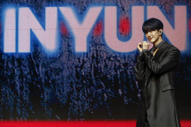 K-pop group YOUNITE holds media showcase for mini-album in Seoul Kyungmun of South Korean boy group YOUNITE poses for photos during a showcase for their eighth mini-album, INYUN Part.1, in Seoul, South Korea, on May 12, 2026. The release marks the group s debut under their new agency, Para Music, and features five tracks centered on the themes of connection and fate. Seoul South Korea  Copyright: xMatrixxImagesx xJungxUi-Chelx