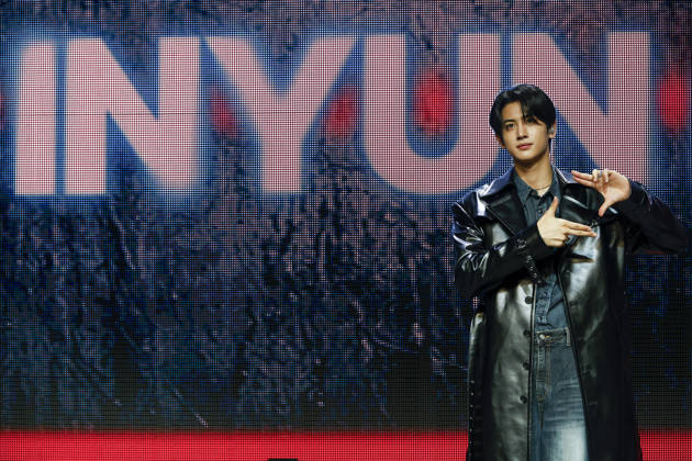 K-pop group YOUNITE holds media showcase for mini-album in Seoul Hyungseok of South Korean boy group YOUNITE poses for photos during a showcase for their eighth mini-album, INYUN Part.1, in Seoul, South Korea, on May 12, 2026. The release marks the group s debut under their new agency, Para Music, and features five tracks centered on the themes of connection and fate. Seoul South Korea  Copyright: xMatrixxImagesx xJungxUi-Chelx