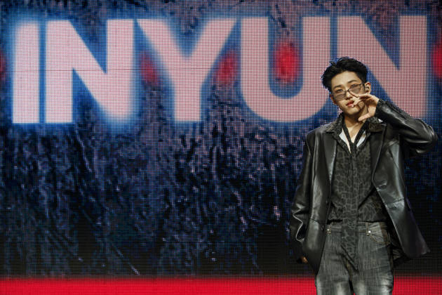 K-pop group YOUNITE holds media showcase for mini-album in Seoul Kyungmun of South Korean boy group YOUNITE poses for photos during a showcase for their eighth mini-album, INYUN Part.1, in Seoul, South Korea, on May 12, 2026. The release marks the group s debut under their new agency, Para Music, and features five tracks centered on the themes of connection and fate. Seoul South Korea  Copyright: xMatrixxImagesx xJungxUi-Chelx
