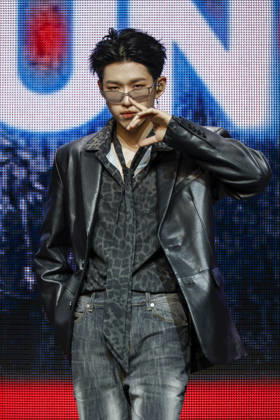 K-pop group YOUNITE holds media showcase for mini-album in Seoul Kyungmun of South Korean boy group YOUNITE poses for photos during a showcase for their eighth mini-album, INYUN Part.1, in Seoul, South Korea, on May 12, 2026. The release marks the group s debut under their new agency, Para Music, and features five tracks centered on the themes of connection and fate. Seoul South Korea  Copyright: xMatrixxImagesx xJungxUi-Chelx