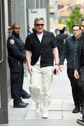 Gordon Ramsay spotted at ABC Studios in New York Featuring: Gordon Ramsay Where: New York City, New York, United States When: 11 May 2026 Credit: Elder Ordonez INSTARimages EDITORIAL USE ONLY. NOT FOR USE BY NEWSPAPERS BASED IN THE UK. Copyright: xx instar55680713