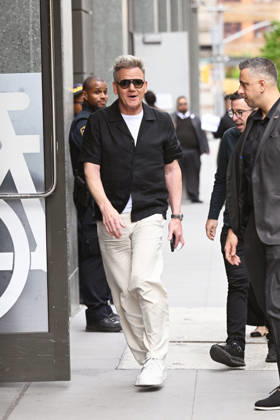 Gordon Ramsay spotted at ABC Studios in New York Featuring: Gordon Ramsay Where: New York City, New York, United States When: 11 May 2026 Credit: Elder Ordonez INSTARimages EDITORIAL USE ONLY. NOT FOR USE BY NEWSPAPERS BASED IN THE UK. Copyright: xx instar55680717