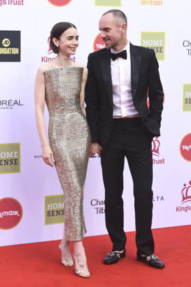 Lily Collins mit Ehemann Charlie McDowell beim 50. Jubiläum der King s Trust Awards 2026 in der Royal Festival Hall. London, 11.05.2026