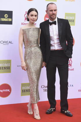 Lily Collins mit Ehemann Charlie McDowell beim 50. Jubiläum der King s Trust Awards 2026 in der Royal Festival Hall. London, 11.05.2026