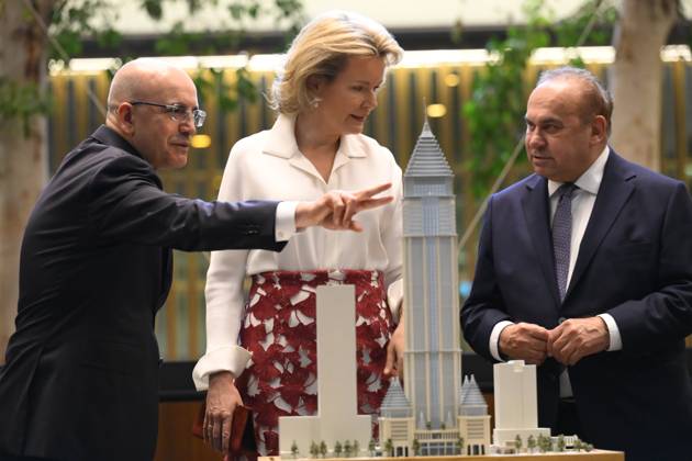 Queen Mathilde Attends 2026 Turkey Economic Mission ISTANBUL, TURKEY - MAY 12: Queen Mathilde of Belgium pictured in a meeting in the Central Bank of Türkiye during the Belgian Economic Mission to the Republic of Turkey on May 12, 2026 in Istanbul, Turkey, 12 05 2026 Istanbul Turkey  Copyright: xPhilipxReynaersx