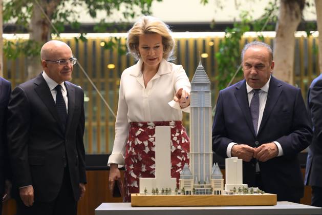 Queen Mathilde Attends 2026 Turkey Economic Mission ISTANBUL, TURKEY - MAY 12: Queen Mathilde of Belgium pictured in a meeting in the Central Bank of Türkiye during the Belgian Economic Mission to the Republic of Turkey on May 12, 2026 in Istanbul, Turkey, 12 05 2026 Istanbul Turkey  Copyright: xPhilipxReynaersx