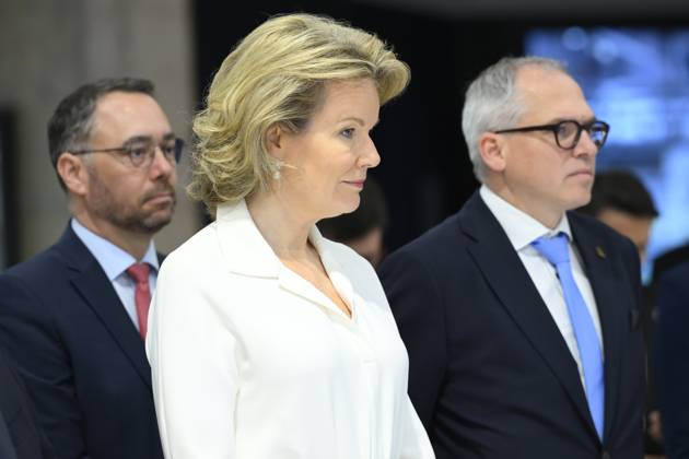 Queen Mathilde Attends 2026 Turkey Economic Mission ISTANBUL, TURKEY - MAY 12: Queen Mathilde of Belgium , Maxime Prevot (Les Engages), Deputy Prime Minister and Minister of Foreign Affairs foreign of Federal Government and Matthias Diependaele (N-VA), Minister-President of the Government of Flanders, Flemish Minister of Economy, Innovation and Industry, Foreign Affairs, Digitalisation and Facility Management pictured attending the meeting From Industry 4.0 to 5.0: A Belgian-Turkish Dialogue on the Future of Manufacturing amid Global Geopolitical Shifts during the Belgian Economic Mission to the Republic of Turkey on May 12, 2026 in Istanbul, Turkey, 12 05 2026 Istanbul Turkey Copyright: xPhilipxReynaersx