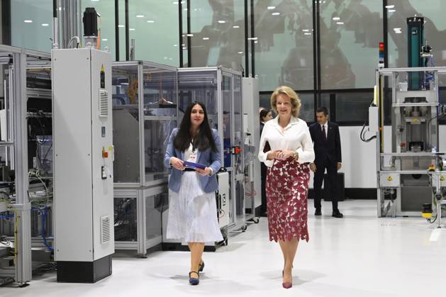 Queen Mathilde Attends 2026 Turkey Economic Mission ISTANBUL, TURKEY - MAY 12: Queen Mathilde of Belgium pictured attending the meeting From Industry 4.0 to 5.0: A Belgian-Turkish Dialogue on the Future of Manufacturing amid Global Geopolitical Shifts during the Belgian Economic Mission to the Republic of Turkey on May 12, 2026 in Istanbul, Turkey, 12 05 2026 Istanbul Turkey  Copyright: xPhilipxReynaersx