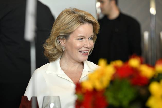 Queen Mathilde Attends 2026 Turkey Economic Mission ISTANBUL, TURKEY - MAY 12: Queen Mathilde of Belgium pictured during a Power Lunch organized by the Federation of Enterprises in Belgium & TUSIAD, as part of the Belgian economic mission to the Republic of Turkey, on May 12, 2026 in Istanbul, Turkey, 12 05 2026 (Photo: Philip Reynaers Photonews) Istanbul Turkey  Copyright: xPhilipxReynaersx