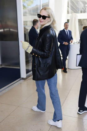 Cannes Poppy Delevigne Exits Martinez MP Cannes, France- May 12: Poppy Delevigne arrives to Hotel Martinez during 79th Festival of Cannes, on May 12, 2026 in Cannes, France. Photo by Marco Piovanotto ABACAPRESS:COM Cannes France  Copyright: xPiovanottoxMarco ABACAx