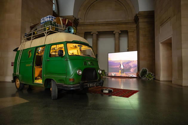 When Words Fall Silent, Cinema Speaks by Zineb Sedira at Tate Britain, London, UK 12 May 2026 When Words Fall Silent, Cinema Speaks, the Tate Britain Commission by Zineb Sedira on display in the Duveen Galleries at Tate Britain, London, UK, on 12 May 2026. The large-scale immersive installation, the artist s largest UK commission to date, draws on family archives and the history of cinema to explore themes of memory, migration and trauma., Credit:Pete Speller Avalon Copyright: xPetexSpellerx xAvalonx 1098289121
