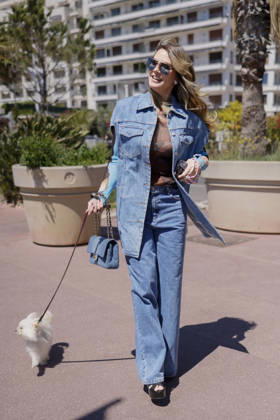 Cannes Heidi Klum Exits Martinez MP Cannes, France- May 12: Heidi Klum arrives to Hotel Martinez beach restaurant during 79th Festival of Cannes, on May 12, 2026 in Cannes, France. Photo by Marco Piovanotto ABACAPRESS:COM Cannes France  Copyright: xPiovanottoxMarco ABACAx