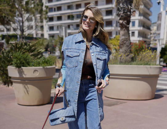 Cannes Heidi Klum Exits Martinez MP Cannes, France- May 12: Heidi Klum arrives to Hotel Martinez beach restaurant during 79th Festival of Cannes, on May 12, 2026 in Cannes, France. Photo by Marco Piovanotto ABACAPRESS:COM Cannes France  Copyright: xPiovanottoxMarco ABACAx