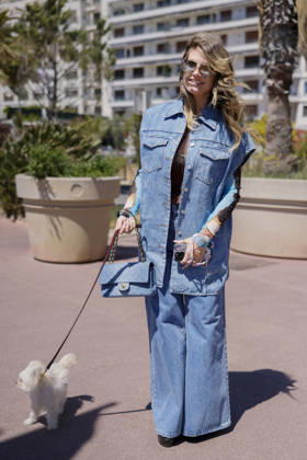 Cannes Heidi Klum Exits Martinez MP Cannes, France- May 12: Heidi Klum arrives to Hotel Martinez beach restaurant during 79th Festival of Cannes, on May 12, 2026 in Cannes, France. Photo by Marco Piovanotto ABACAPRESS:COM Cannes France  Copyright: xPiovanottoxMarco ABACAx