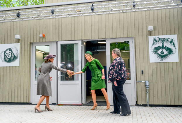 Queen opens the new Mammal Building of the AAP Foundation. Almere, the Netherlands. 12 May 2026 Queen Maxima during a visit to the new Mammal Building of the AAP Foundation. In this building, various types of exotic mammals are accommodated in a living environment that better suits their natural needs. Almere The Netherlands  Copyright: xDPPA POOL PatrickxvanxEmstx