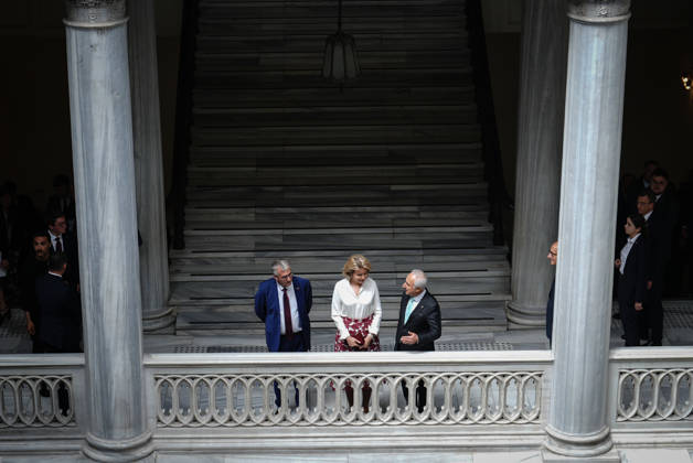Queen Mathilde of Belgium in Istanbul ISTANBUL, TURKIYE - MAY 12: Queen Mathilde of Belgium attends meeting aimed at building bridges between the Belgian and Turkish biopharma ecosystems, strengthening relations, and expanding opportunities in this field as part of the Belgian Economic Mission to Turkiye at Istanbul University in Istanbul, Turkiye on May 12, 2026. The meeting brought together institutional, academic, and industrial stakeholders from both countries. Hakan Akgun Anadolu Istanbul Turkey. Editorial use only. Please get in touch for any other usage.  Copyright: x2026xAnadoluxHakanxAkgunx