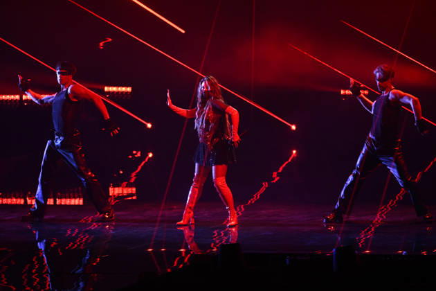 VIENNA, AUSTRIA 20260512 Felicia representing Sweden with the entry My system during the third rehearsal for the semi-final 1 of the 70th edition of the Eurovision Song Contest ESC in Wiener Stadthalle in Vienna, Austria, Tuesday, May 12, 2026 VIENNA AUSTRIA x10070x  Copyright: xJessicaxGow TTx EUROVISION 2026 GENREP 3 SEMIFINAL 1 OGF7Y5sIMd4