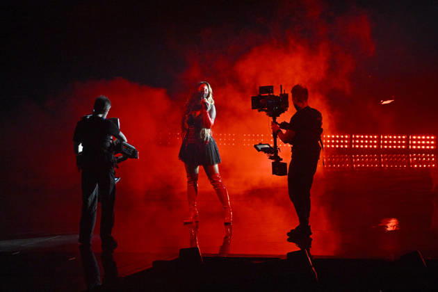 VIENNA, AUSTRIA 20260512 Felicia representing Sweden with the entry My system during the third rehearsal for the semi-final 1 of the 70th edition of the Eurovision Song Contest ESC in Wiener Stadthalle in Vienna, Austria, Tuesday, May 12, 2026 VIENNA AUSTRIA x10070x  Copyright: xJessicaxGow TTx EUROVISION 2026 GENREP 3 SEMIFINAL 1 alxGlPUgpwQ