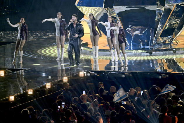 VIENNA, AUSTRIA 20260512 Noam Bettan representing Israel with the entry Michelle during the third rehearsal for the semi-final 1 of the 70th edition of the Eurovision Song Contest ESC in Wiener Stadthalle in Vienna, Austria, Tuesday, May 12, 2026 VIENNA AUSTRIA x10070x  Copyright: xJessicaxGow TTx EUROVISION 2026 GENREP 3 SEMIFINAL 1 40r7s7HNY00