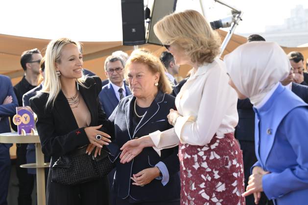 Queen Mathilde Attends 2026 Turkey Economic Mission ISTANBUL, TURKEY - MAY 12: Queen Mathilde of Belgium pictured attending the Ageas and Sabanc1 Group conference: Celebrating 15 Years of a Strategic BelgianTurkish Partnership in Insurance during the Belgian Economic Mission to the Republic of Turkey on May 12, 2026 in Istanbul, Turkey, 12 05 2026 Istanbul Turkey  Copyright: xPhilipxReynaersx
