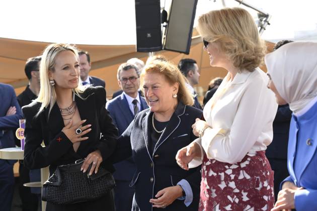 Queen Mathilde Attends 2026 Turkey Economic Mission ISTANBUL, TURKEY - MAY 12: Queen Mathilde of Belgium pictured attending the Ageas and Sabanc1 Group conference: Celebrating 15 Years of a Strategic BelgianTurkish Partnership in Insurance during the Belgian Economic Mission to the Republic of Turkey on May 12, 2026 in Istanbul, Turkey, 12 05 2026 Istanbul Turkey  Copyright: xPhilipxReynaersx