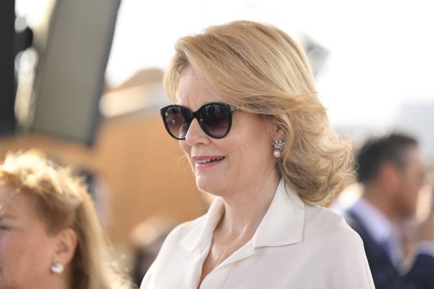 Queen Mathilde Attends 2026 Turkey Economic Mission ISTANBUL, TURKEY - MAY 12: Queen Mathilde of Belgium pictured attending the Ageas and Sabanc1 Group conference: Celebrating 15 Years of a Strategic BelgianTurkish Partnership in Insurance during the Belgian Economic Mission to the Republic of Turkey on May 12, 2026 in Istanbul, Turkey, 12 05 2026 Istanbul Turkey  Copyright: xPhilipxReynaersx