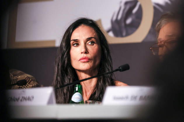 Cannes - Jury Press Conference Jury Member Demi Moore speaks during the Jury press conference at the 79th annual Cannes Film Festival at Palais des Festivals on May 12, 2026 in Cannes, France. Photo by Jean-Marc Haedrich Pool ABACAPRESS.COM Cannes France  Copyright: xABACAx
