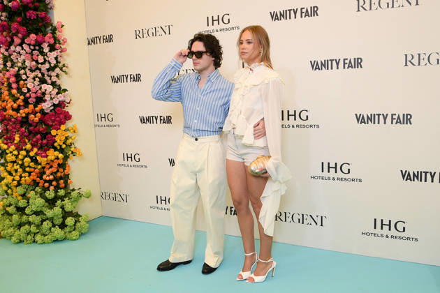 Jessica Platt and Harry Collett at the Vanity Fair photocall on the beach at the Carlton Hotel during the 79th International Film Festival in Cannes, France, May 12, 2026 Lionel Urman Bestimage Celebs attend the Vanity Fair Lunch during the 79th annual Cannes Film Festival at Carlton Beach Club on May 12, 2026 in Cannes, France Paris France  Copyright: xLIONELxURMANxx xBESTIMAGExLIONELxURMANxx xBESTIMAGEx