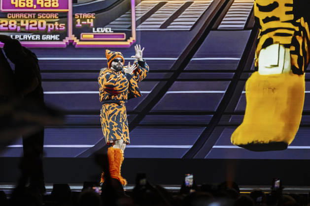 12.05.2026 - Europa, Österreich, Wien: 70. Eurovision Song Contest 2026 in der Wiener Stadthalle - Semi-final 1 (Dress Rehearsal 3); Akylas mit dem Song Ferto für Griechenland Copyright: xJulianxSindricx