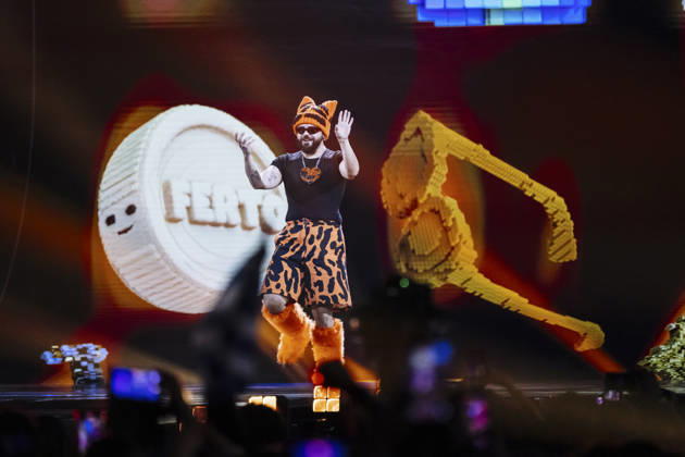 12.05.2026 - Europa, Österreich, Wien: 70. Eurovision Song Contest 2026 in der Wiener Stadthalle - Semi-final 1 (Dress Rehearsal 3); Akylas mit dem Song Ferto für Griechenland Copyright: xJulianxSindricx
