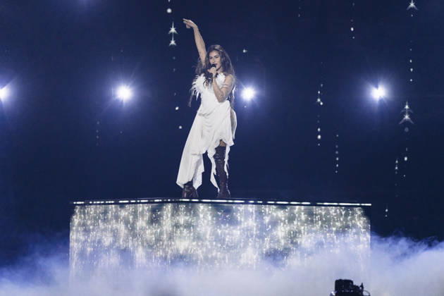 12.05.2026 - Europa, Österreich, Wien: 70. Eurovision Song Contest 2026 in der Wiener Stadthalle - Semi-final 1 (Dress Rehearsal 3); Sarah Engels mit dem Song Fire für Deutschland Copyright: xJulianxSindricx