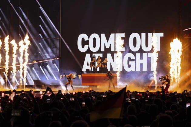12.05.2026 - Europa, Österreich, Wien: 70. Eurovision Song Contest 2026 in der Wiener Stadthalle - Semi-final 1 (Dress Rehearsal 3); Sarah Engels mit dem Song Fire für Deutschland Copyright: xJulianxSindricx