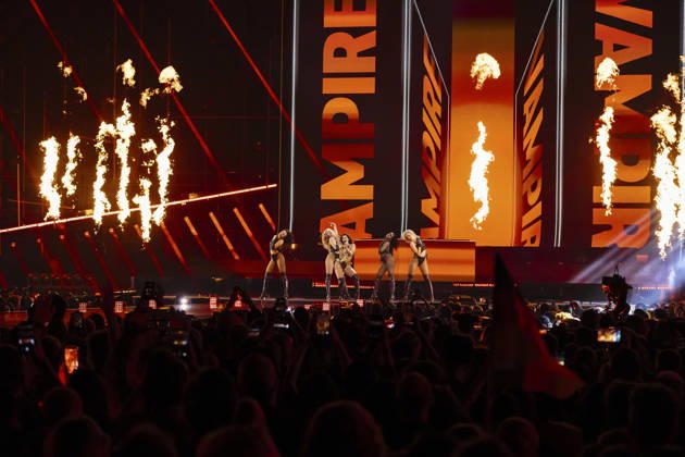 12.05.2026 - Europa, Österreich, Wien: 70. Eurovision Song Contest 2026 in der Wiener Stadthalle - Semi-final 1 (Dress Rehearsal 3); Sarah Engels mit dem Song Fire für Deutschland Copyright: xJulianxSindricx