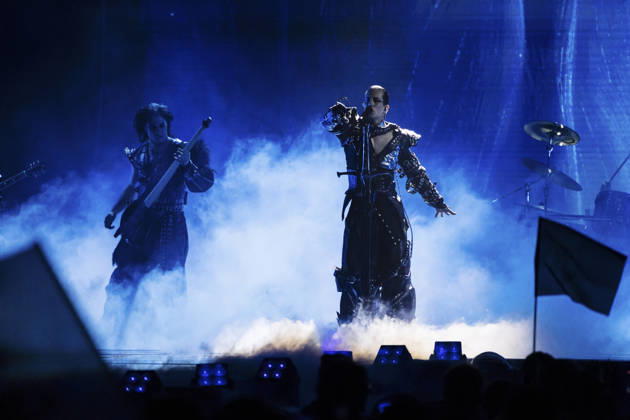 12.05.2026 - Europa, Österreich, Wien: 70. Eurovision Song Contest 2026 in der Wiener Stadthalle - Semi-final 1 (Dress Rehearsal 3); LAVINA mit dem Song Kraj Mene für Serbien Copyright: xJulianxSindricx