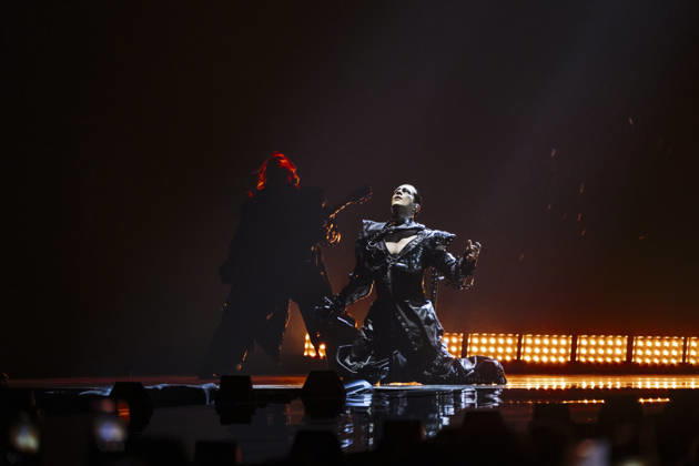 12.05.2026 - Europa, Österreich, Wien: 70. Eurovision Song Contest 2026 in der Wiener Stadthalle - Semi-final 1 (Dress Rehearsal 3); LAVINA mit dem Song Kraj Mene für Serbien Copyright: xJulianxSindricx
