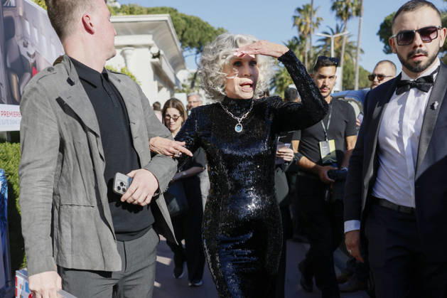 Cannes Jane Fonda Exits Martinez MP Cannes, France- May 12: Jane Fonda leaves Hotel Martinez to attending opening ceremony during 79th Festival of Cannes, on May 12, 2026 in Cannes, France. Photo by Marco Piovanotto ABACAPRESS:COM Cannes France  Copyright: xPiovanottoxMarco ABACAx