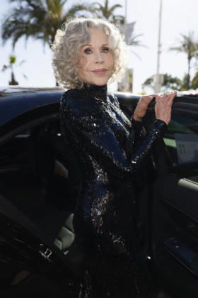 Cannes Jane Fonda Exits Martinez MP Cannes, France- May 12: Jane Fonda leaves Hotel Martinez to attending opening ceremony during 79th Festival of Cannes, on May 12, 2026 in Cannes, France. Photo by Marco Piovanotto ABACAPRESS:COM Cannes France  Copyright: xPiovanottoxMarco ABACAx