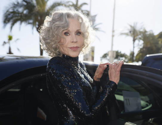Cannes Jane Fonda Exits Martinez MP Cannes, France- May 12: Jane Fonda leaves Hotel Martinez to attending opening ceremony during 79th Festival of Cannes, on May 12, 2026 in Cannes, France. Photo by Marco Piovanotto ABACAPRESS:COM Cannes France  Copyright: xPiovanottoxMarco ABACAx