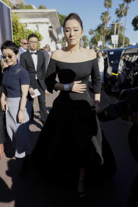 Cannes Gong Li Exits Martinez MP Cannes, France- May 12: Gong Li leaves Hotel Martinez to attending opening ceremony during 79th Festival of Cannes, on May 12, 2026 in Cannes, France. Photo by Marco Piovanotto ABACAPRESS:COM Cannes France  Copyright: xPiovanottoxMarco ABACAx