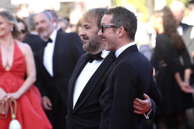 Peter Jackson und Elijah Wood bei der Opening Ceremony mit der Premiere des Kinofilms La VÃ nus Electrique The Electric Kiss auf dem Festival de Cannes 2026 79. Internationale Filmfestspiele von Cannes im Palais des Festivals. Cannes, 12.05.2026