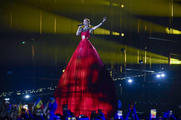 VIENNA, AUSTRIA 20260512 Satoshi representing Moldova with the entry Viva, Moldova during the semi-final 1 of the 70th edition of the Eurovision Song Contest ESC in the Wiener Stadthalle in Vienna, Austria, Tuesday, May 12, 2026 VIENNA AUSTRIA x10070x  Copyright: xJessicaxGow TTx EUROVISION 2026 SEMIFINAL 1 _NThjcDKm5Y
