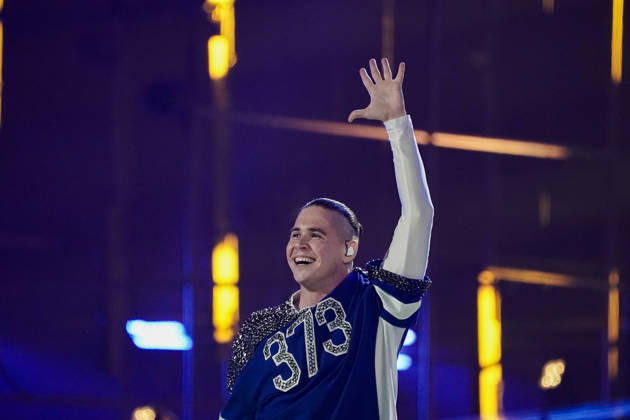 12.05.2026 - Europa, Österreich, Wien: 70. Eurovision Song Contest 2026 in der Wiener Stadthalle - Semi-final 1; Satoshi mit dem Song Viva, Moldova! für Moldau Copyright: xLUKAxKOLANOVICx