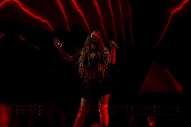 12.05.2026 - Europa, Österreich, Wien: 70. Eurovision Song Contest 2026 in der Wiener Stadthalle - Semi-final 1; FELICIA mit dem Song My System für Schweden Copyright: xLUKAxKOLANOVICx
