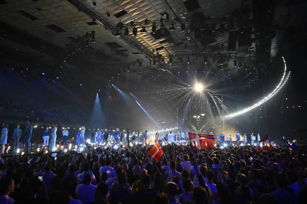 The start of Semi Final 1 of the 70th Eurovision Song Contest ESC at the Wiener Stadthalle in Vienna, Austria, Tuesday 12 May 2026 WIEN AUSTRIA x10070x  Copyright: xJessicaxGow TTx EUROVISION SONG CONTEST 2026 SEMI-FINAL 1 sajUqhK_FmM