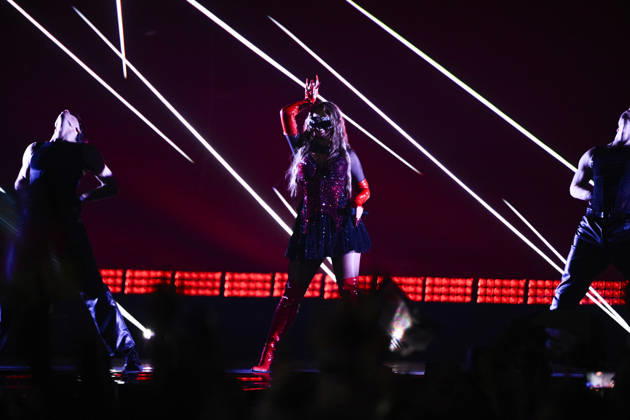 VIENNA, AUSTRIA 20260512 Felicia representing Sweden with the entry My system during the semi-final 1 of the 70th edition of the Eurovision Song Contest ESC in Wiener Stadthalle in Vienna, Austria, Tuesday, May 12, 2026 VIENNA AUSTRIA x10070x  Copyright: xJessicaxGow TTx EUROVISION 2026 SEMIFINAL 1 gmf2RpZzSn4